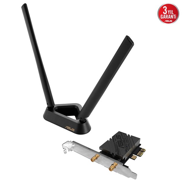 ASUS PCE-BE92BT BE9400 WIFI-7 PCIe Kablosuz Adaptör ikinci görünüm