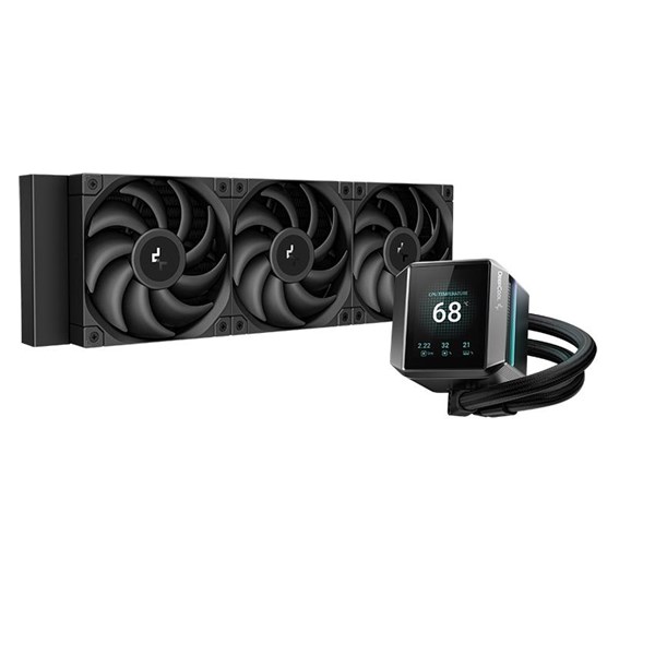 DEEPCOOL 360mm MYSTIQUE 360 Sıvı Soğutmalı AM5-1851p İşlemci Fanı LCD Ekranlı ikinci görünüm