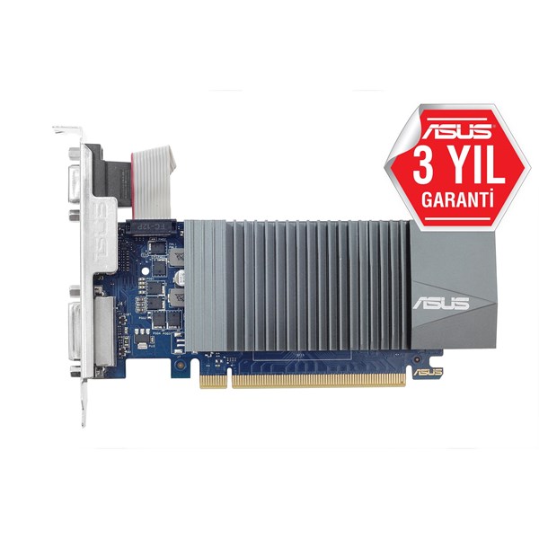 ASUS GT710 2GB SL-2GD5-BRK-EVO GDDR5 64bit HDMI DVI PCIE 2.0 ikinci görünüm