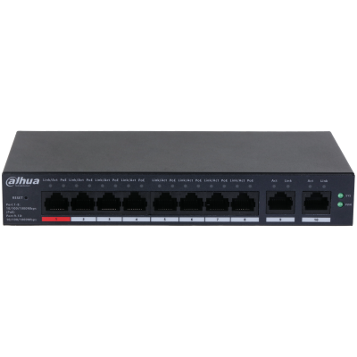 DAHUA 8port PoE 110w Gigabit Cloud Yönetilebilir Switch CS4010-8GT-110