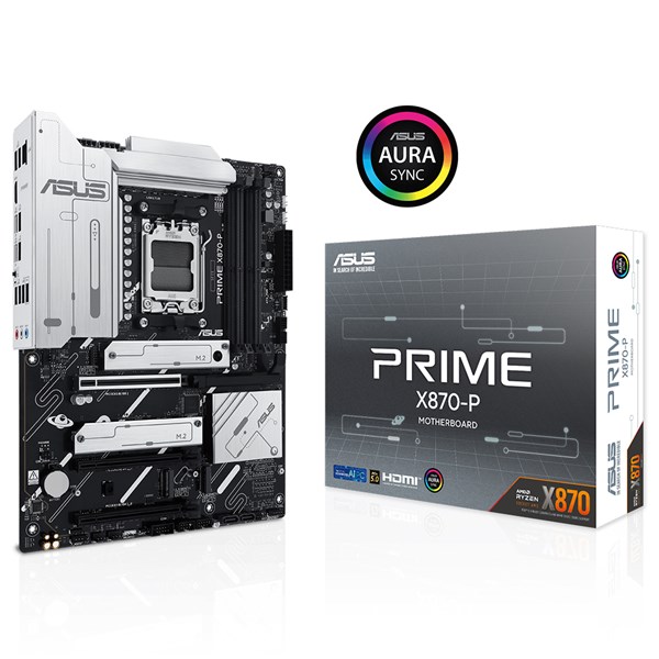 ASUS PRIME X870-P DDR5 HDMI DP PCIE 5.0 AM5 ATX ikinci görünüm