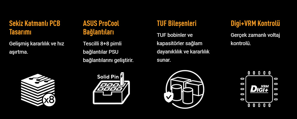 ASUS TUF GAMING X870-PLUS WIFI-7 DDR5 HDMI DP PCIE 5.0 AM5 ATX