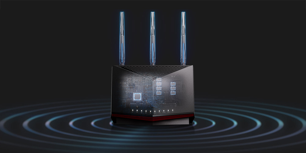 ASUS RT-BE86U Wıfı7 BE6800 Dual Band Router