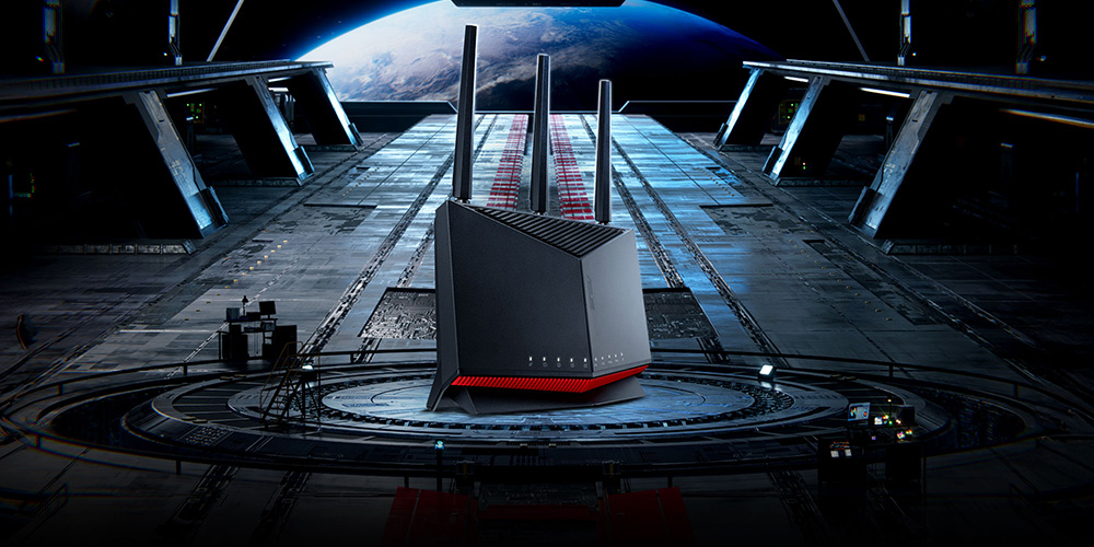 ASUS RT-BE86U Wıfı7 BE6800 Dual Band Router