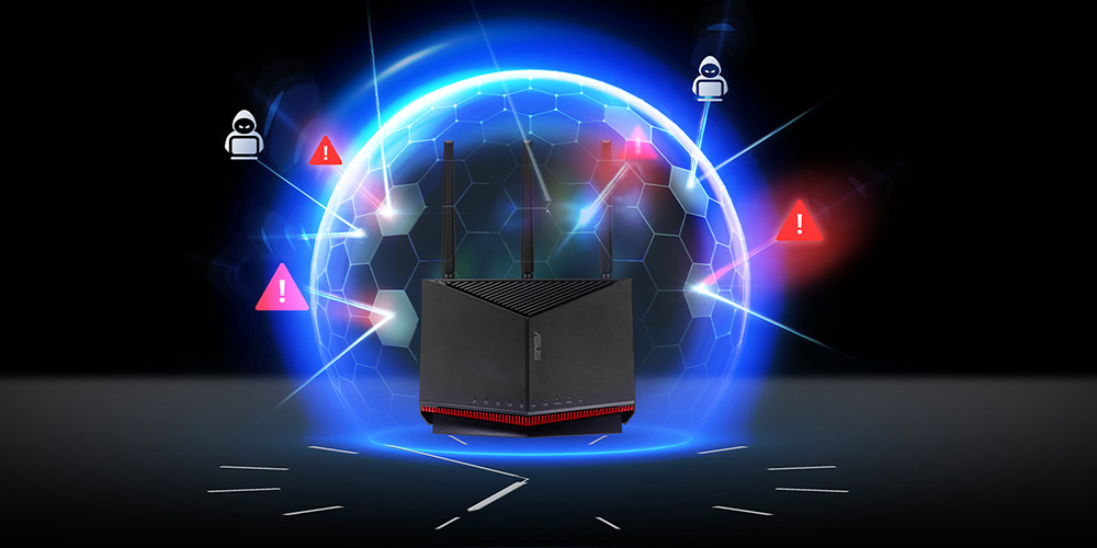 ASUS RT-BE86U Wıfı7 BE6800 Dual Band Router