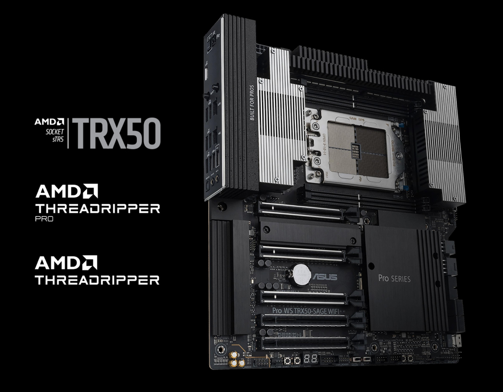 ASUS PRO WS TRX50 SAGE WIFI DDR5 ECC PCIE 4.0 TRX50 ATX