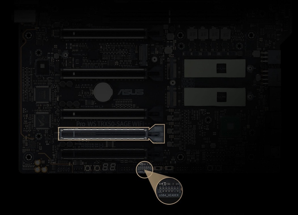 ASUS PRO WS TRX50 SAGE WIFI DDR5 ECC PCIE 4.0 TRX50 ATX