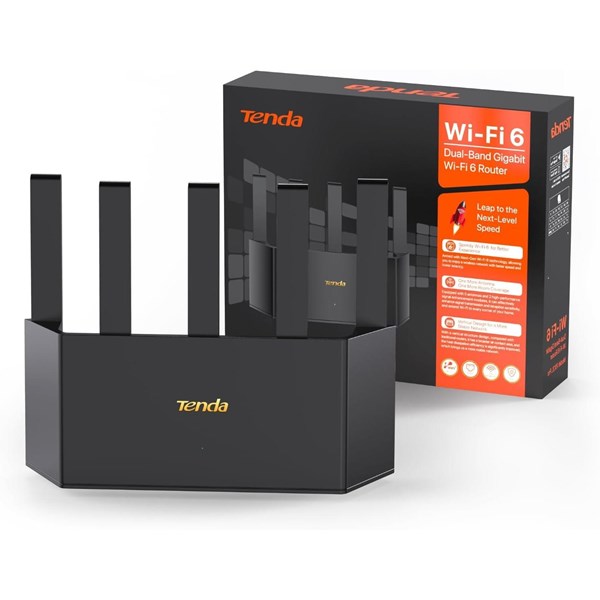 TENDA RX12L PRO AX3000 Dual Band EV Ofis Tipi Router ikinci görünüm
