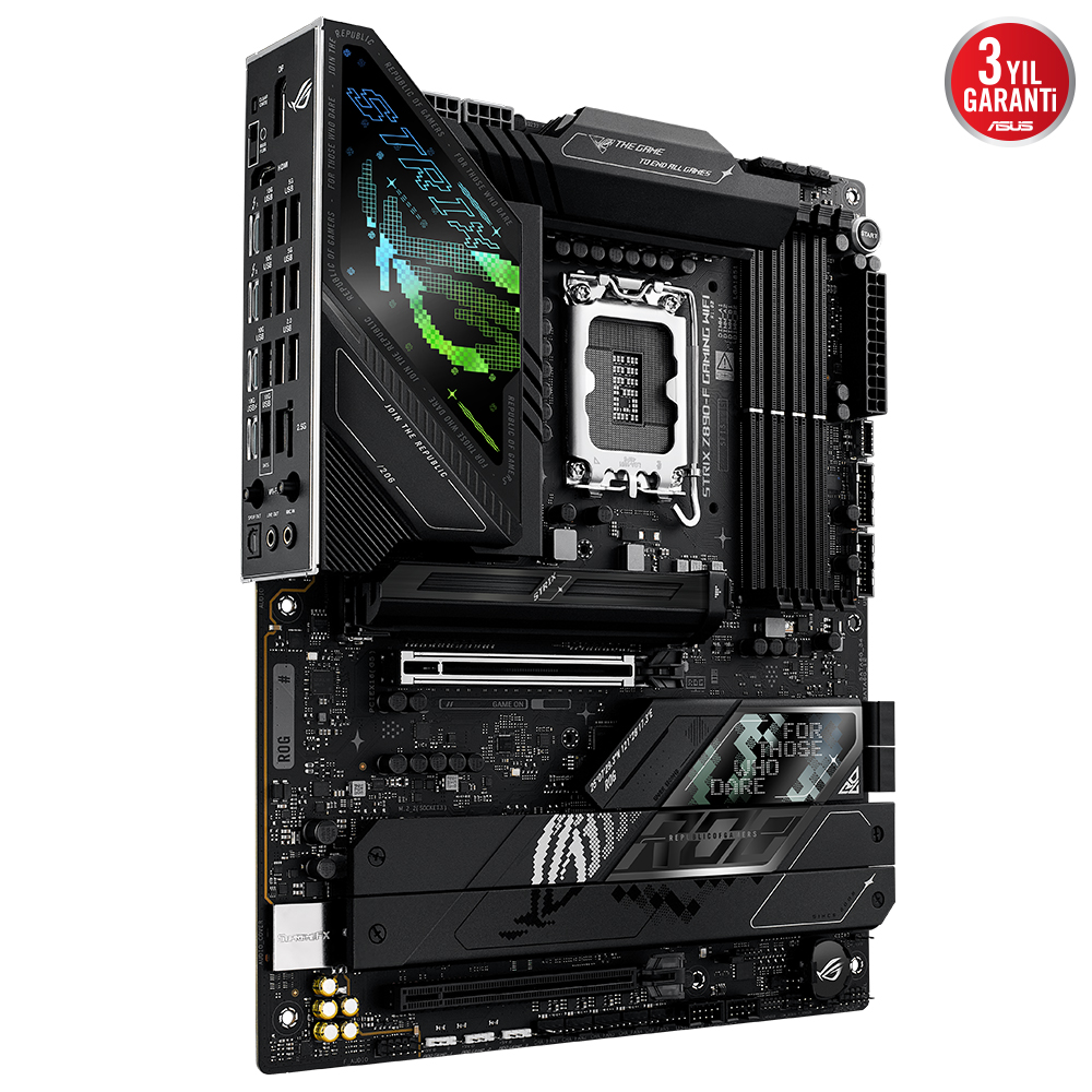 ASUS ROG STRIX Z890-F GAMING WIFI-7 DDR5 THUNDERBOLT-HDMI DP PCIE 5.0 1851p ATX