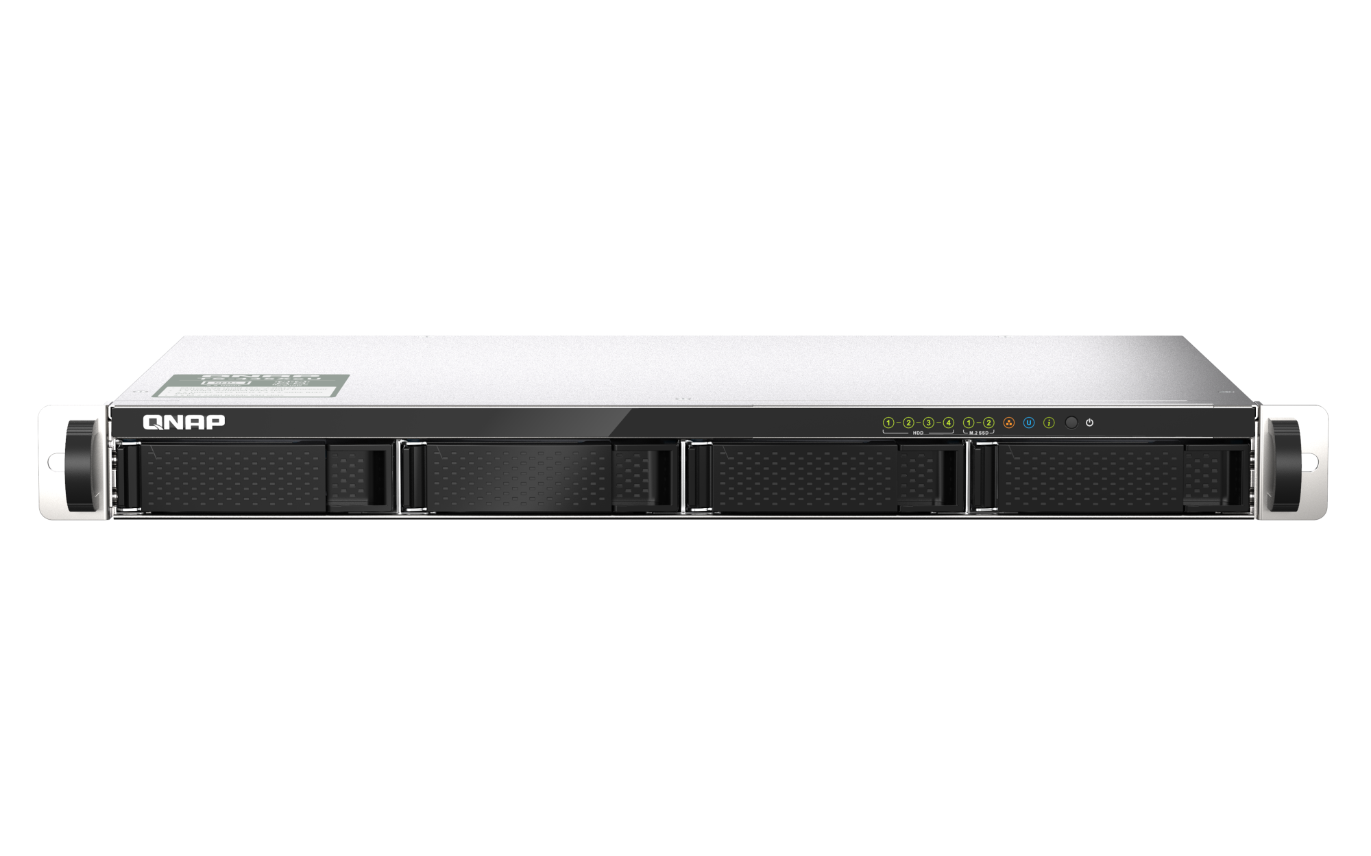 QNAP 4diskli Arm QC-4GB RAM-2-10GbE SFP+ Rack Nas Server TS-435XeU ikinci görünüm
