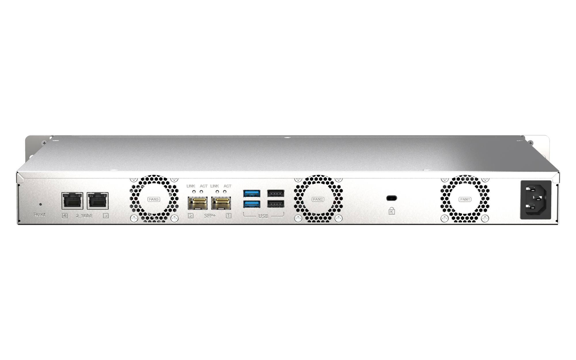 QNAP 4diskli Arm QC-4GB RAM-2-10GbE SFP+ Rack Nas Server TS-435XeU
