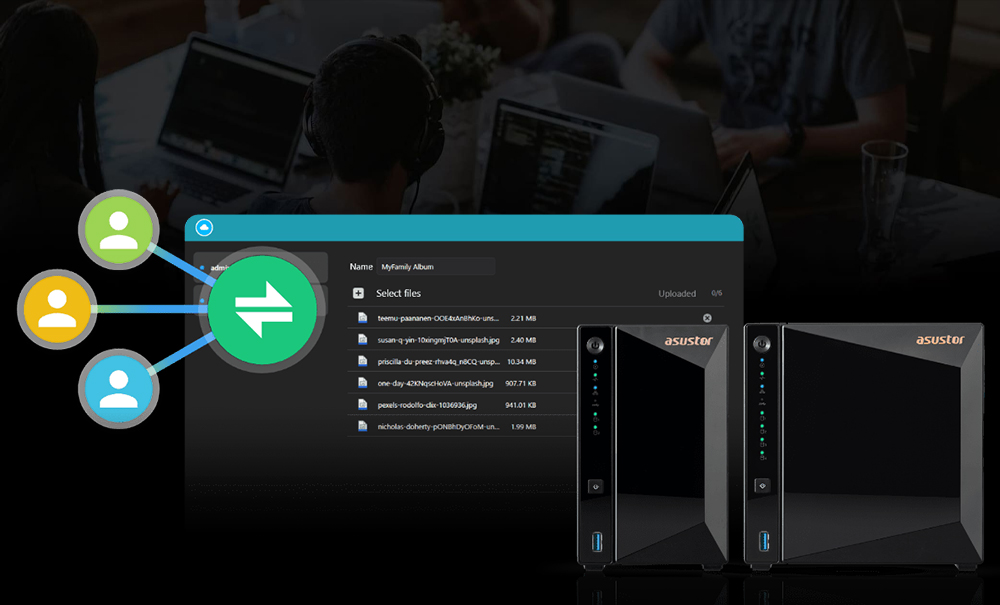 ASUSTOR 4diskli Realtek QC-2GB RAM-2.5GbE Nas Server AS3304T v2