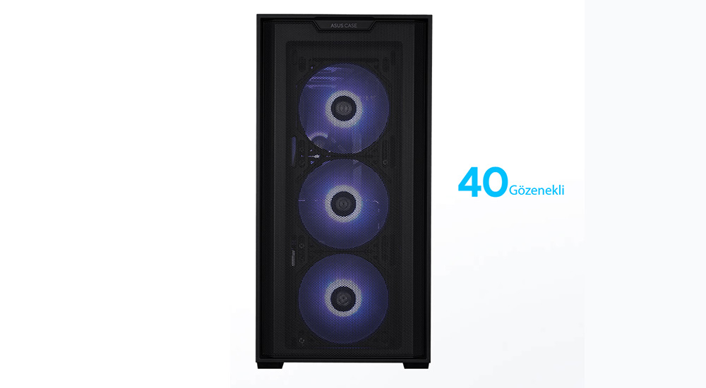 ASUS A21 PLUS Gaming Mid-Tower PC Kasası 4X RGB FANLI