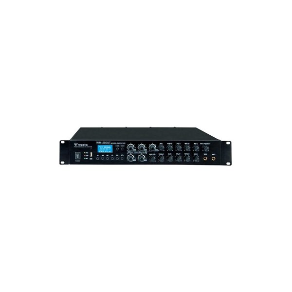 WESTA WM-250UT 6-bölgeli 250W Mikser Amfi 100V ikinci görünüm