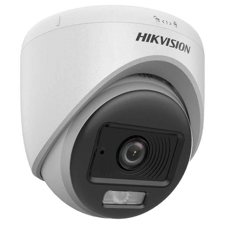 HIKVISION 5MP Dome 2.8mm ColorVu Analog Kamera Akıllı Hibrit Işıklı DS-2CE70KF0T-LPFS