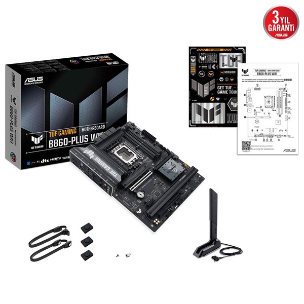 ASUS TUF GAMING B860-PLUS WIFI-7 DDR5 HDMI DP PCIE 5.0 1851p ATX