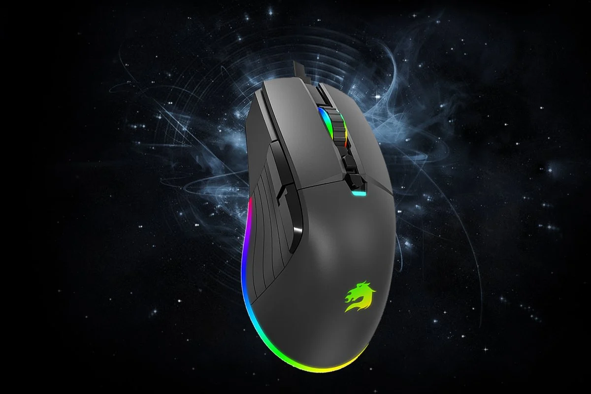 GAMEBOOSTER GB-M12B Kablolu USB 12800dpi Siyah Gaming Mouse