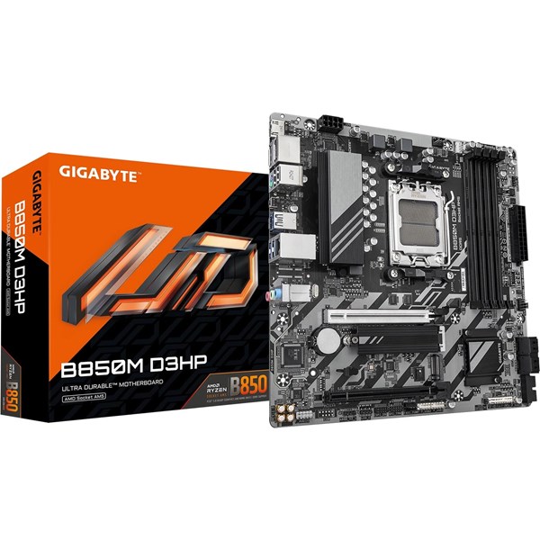 GIGABYTE B850M D3HP DDR5 HDMI DP PCIE 5.0 AM5 ATX ikinci görünüm