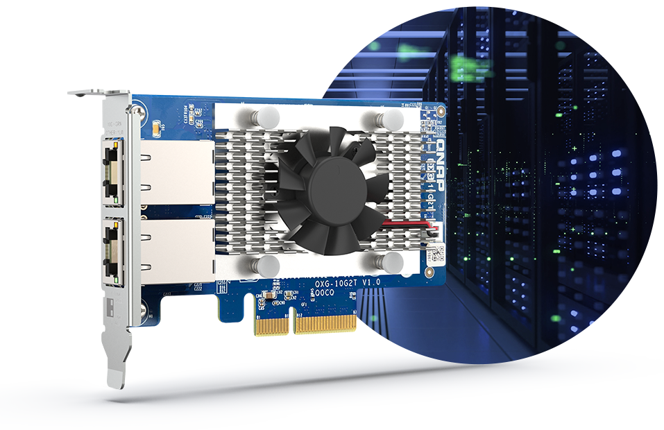 QNAP 6diskli Alpine AL524 QC-4GB RAM-2-10GbE SFP+ Nas Server TS-632X