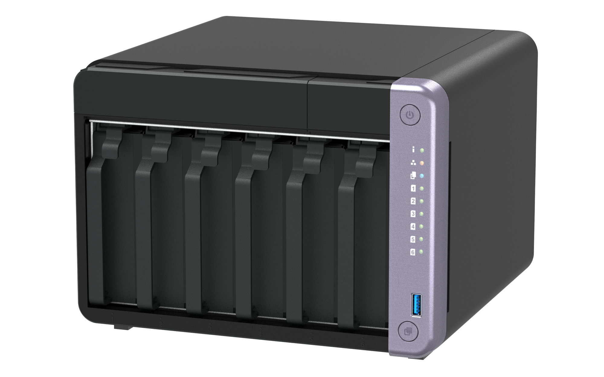 QNAP 6diskli Alpine AL524 QC-4GB RAM-2-10GbE SFP+ Nas Server TS-632X