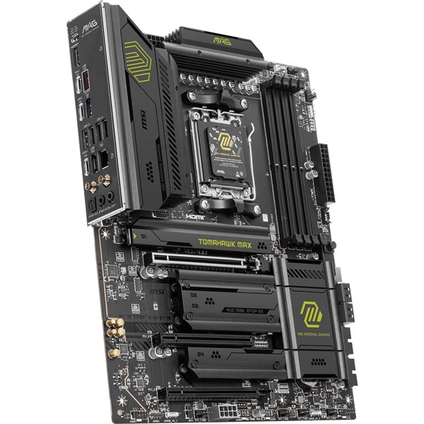 MSI MAG B850 TOMAHAWK MAX WIFI7 DDR5 HDMI-USBC DP PCIE 5.0 AM5 ATX