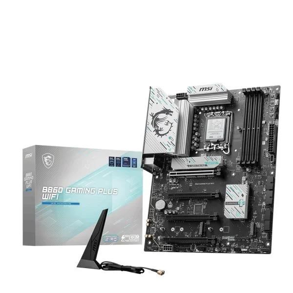 MSI B860 GAMING PLUS WIFI7 DDR5 HDMI-USBC DP PCIe 16X v5.0 1851p ATX ikinci görünüm