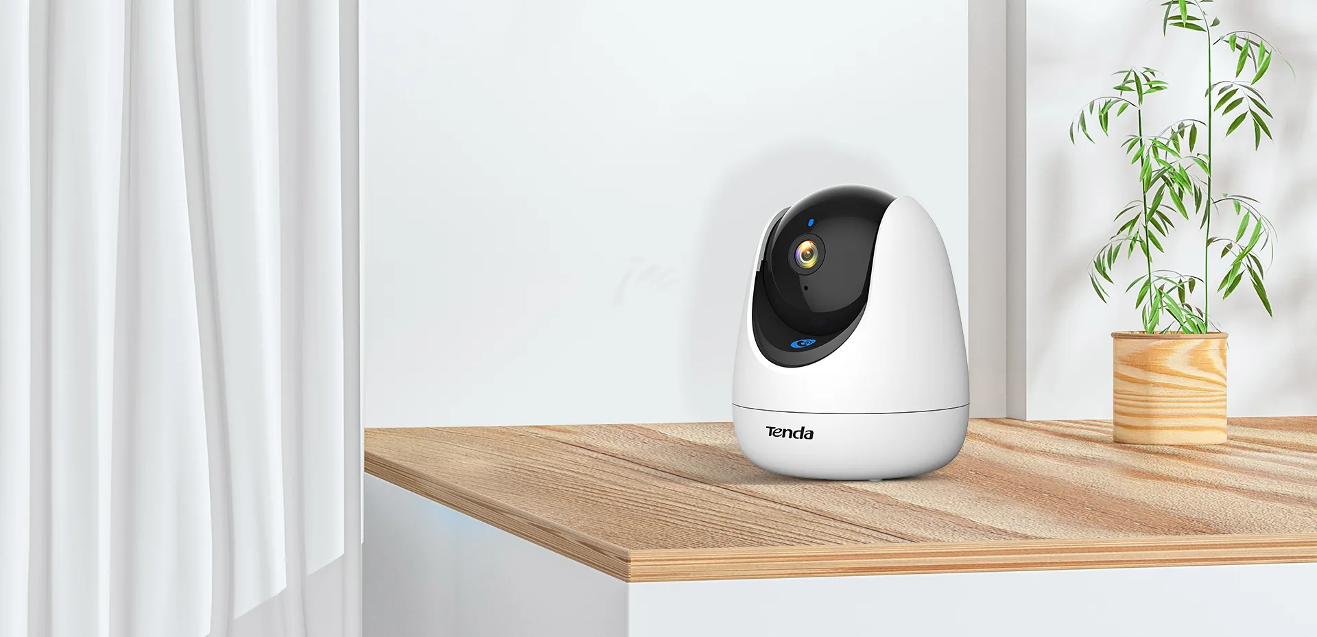 TENDA 3MP 4mm Wıfı Kablosuz Pan-Tilt IP Kamera CP3 Pro
