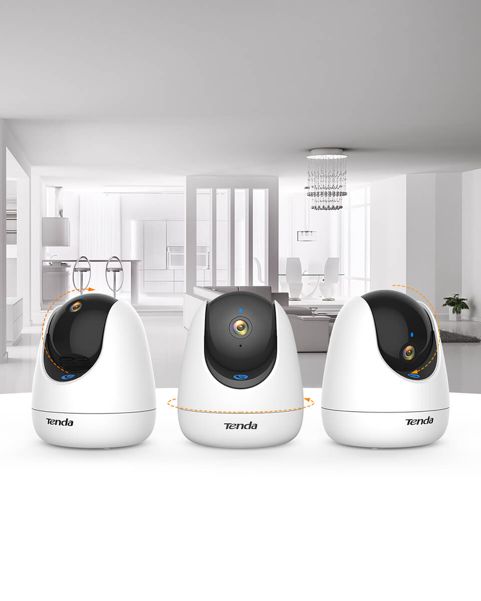 TENDA 3MP 4mm Wıfı Kablosuz Pan-Tilt IP Kamera CP3 Pro