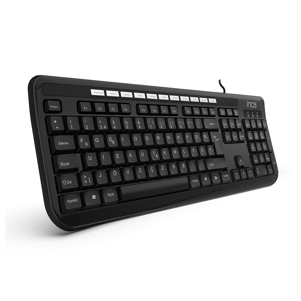 INCA IK-274FU Kablolu USB F Trk Siyah Klavye ikinci görünüm