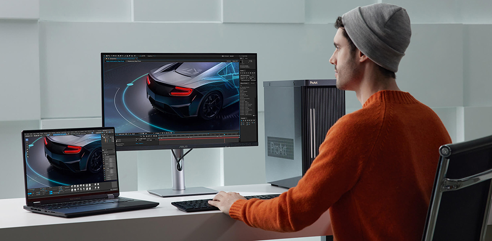 ASUS 27" IPS PROART PA278CFRV 5MS 100hz HDMI-DP-TYPE-C Grafik Tasarım Monitör (2560 X 1440)