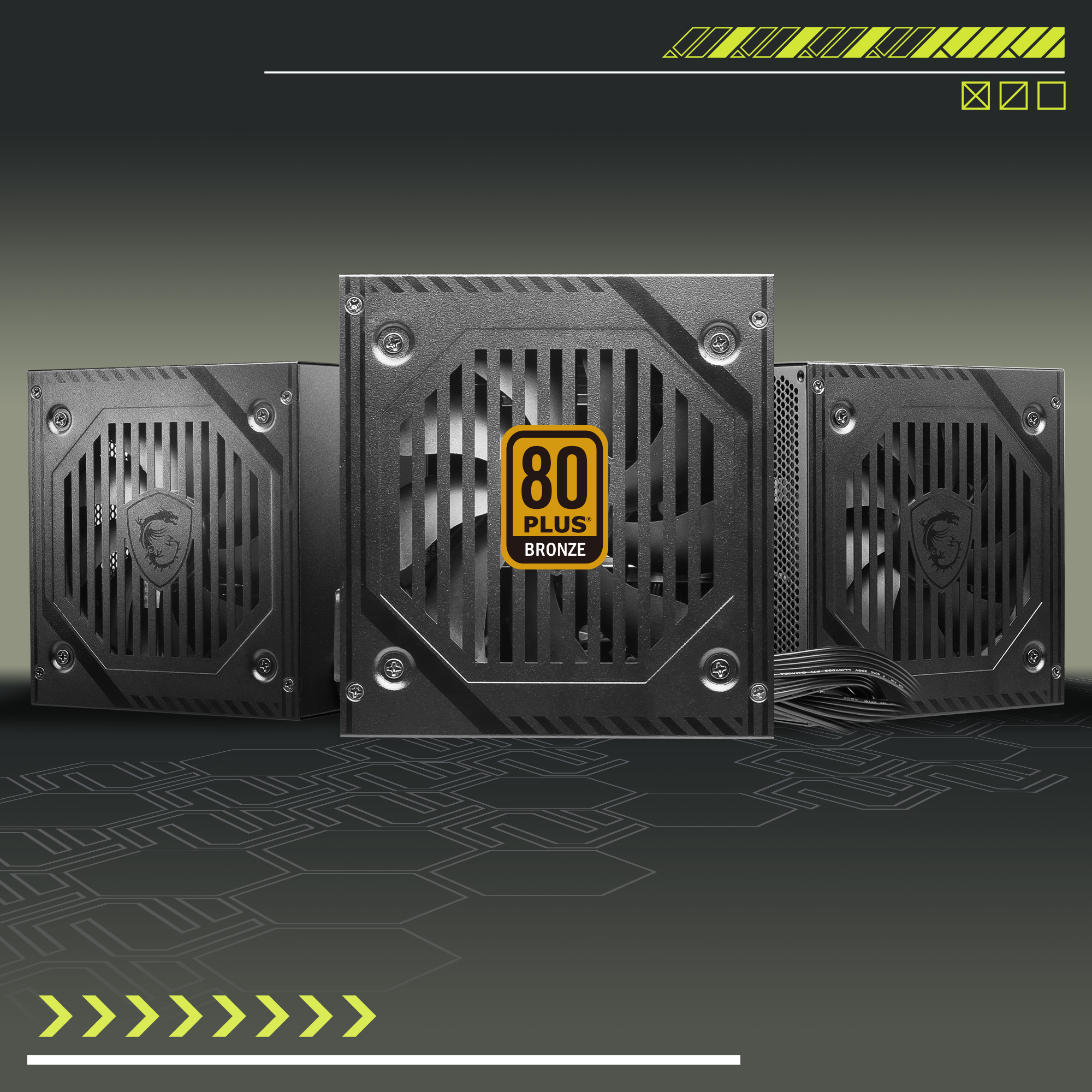 MSI MAG FORCE 120A 650W 80+ BRONZE Gaming Mid-Tower PC Kasası