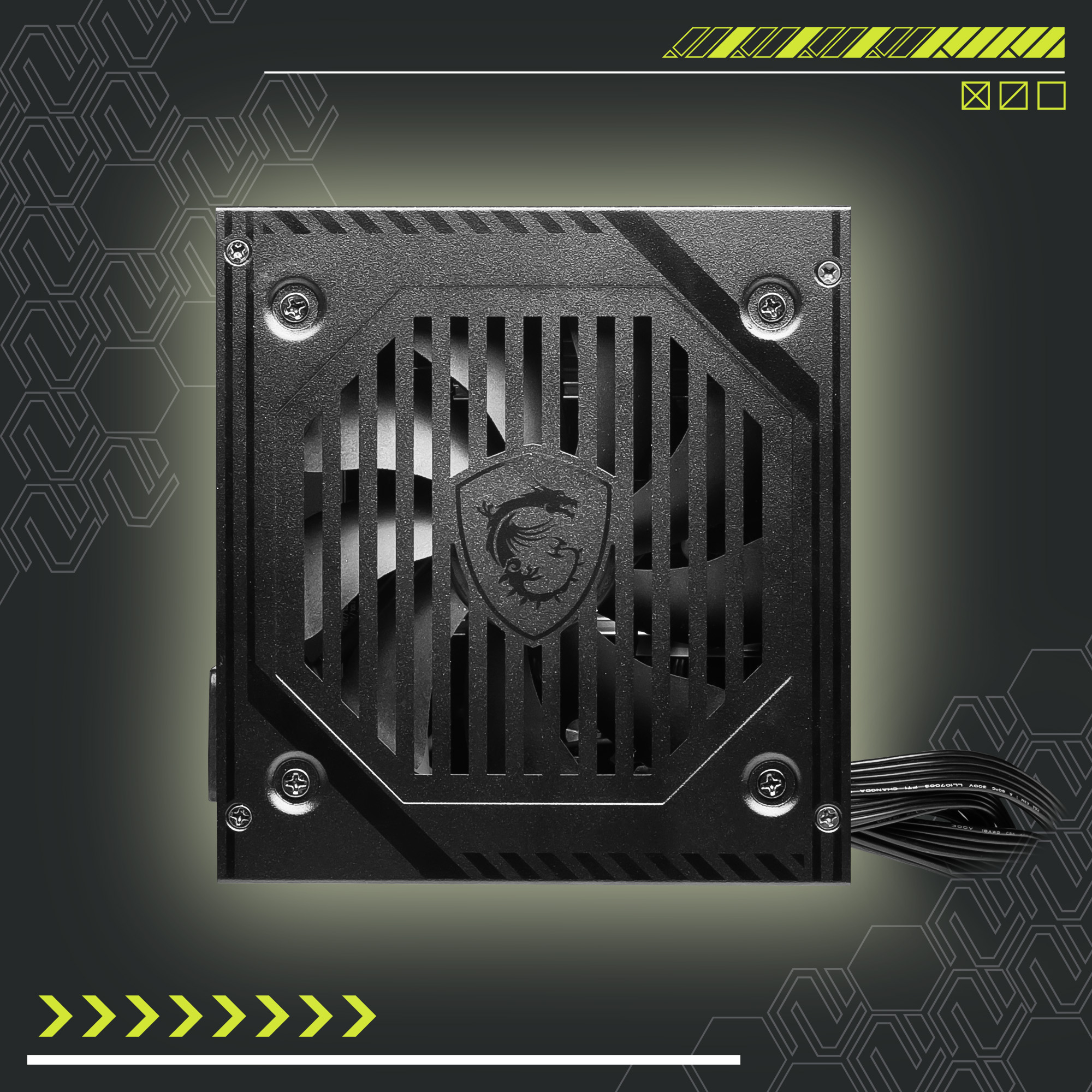 MSI MAG FORCE 120A 650W 80+ BRONZE Gaming Mid-Tower PC Kasası