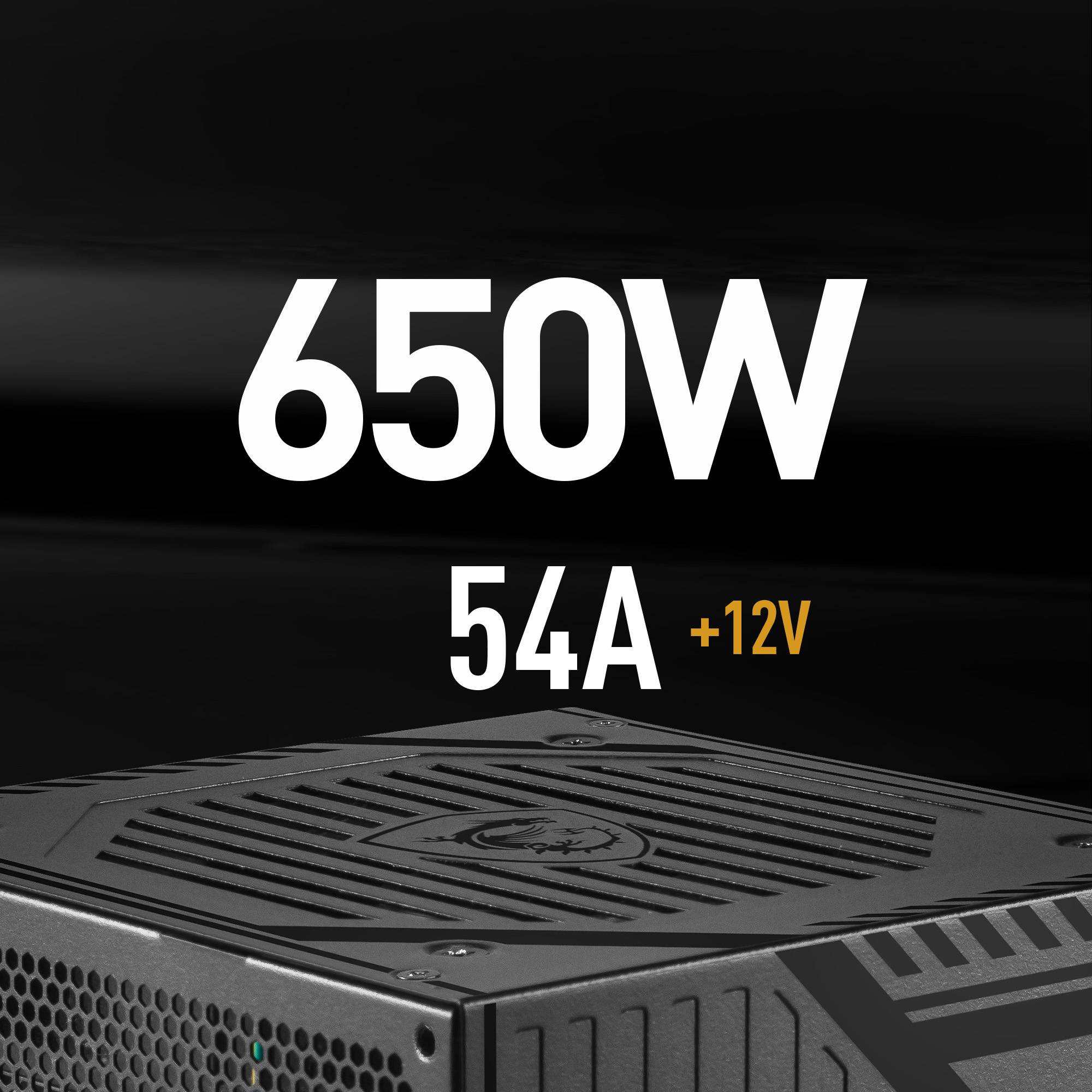 MSI MAG FORCE 120A 650W 80+ BRONZE Gaming Mid-Tower PC Kasası