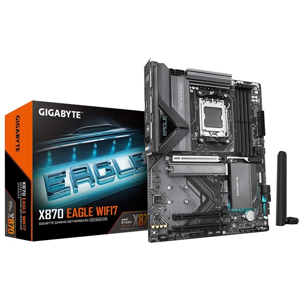 GIGABYTE X870 EAGLE WIFI7 DDR5 HDMI DP PCIE 5.0 AM5 ATX ikinci görünüm
