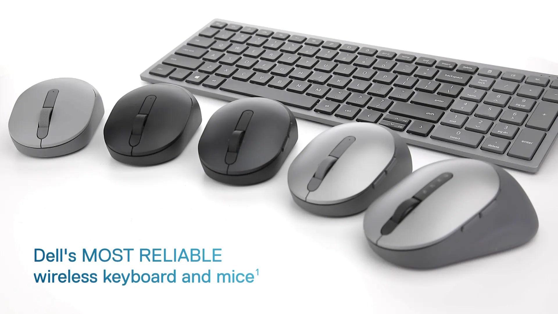 DELL MS5120W Kablosuz + Bluetooth Siyah Mouse