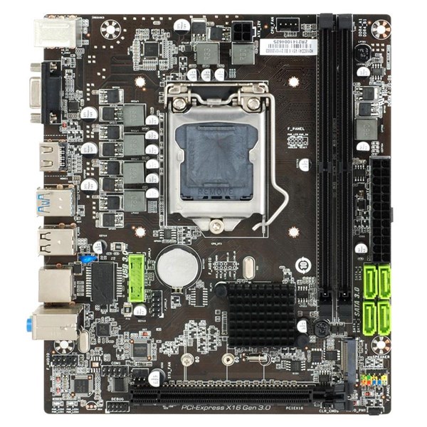 SecLife H310CDA1 B250 (6.7.8.9. nesil desteği) DDR4 HDMI PCIe 16X v2.0 1151p mATX ikinci görünüm