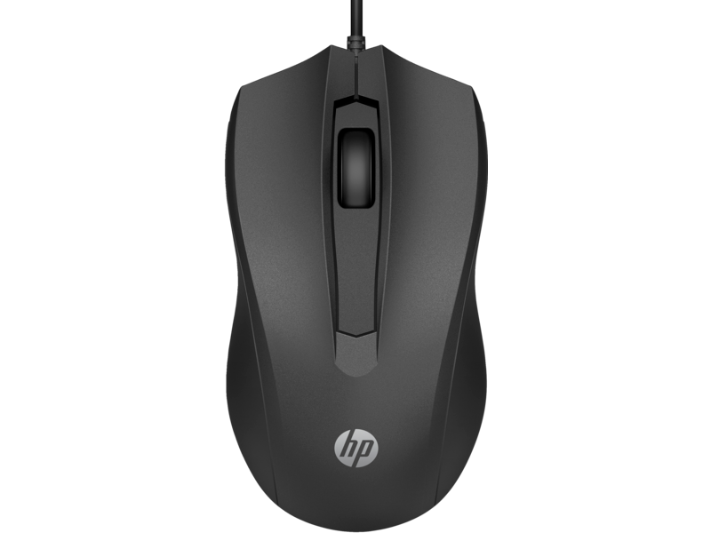 HP 105 Kablolu USB Siyah Mouse (822M9UT) ikinci görünüm