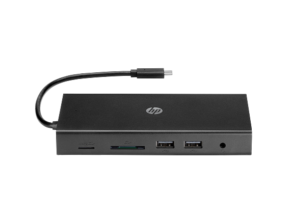 HP 1C1Y5AA 10port Type-C,Eth,HDMI,VGA,USB Gümüş Multiport Adapter ikinci görünüm