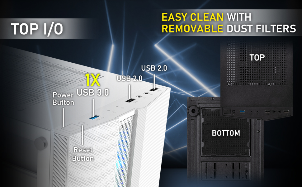 BITFENIX 600W 80+ C20 BFC-C20W60KKGKK-4F Gaming Mid-Tower PC Kasası