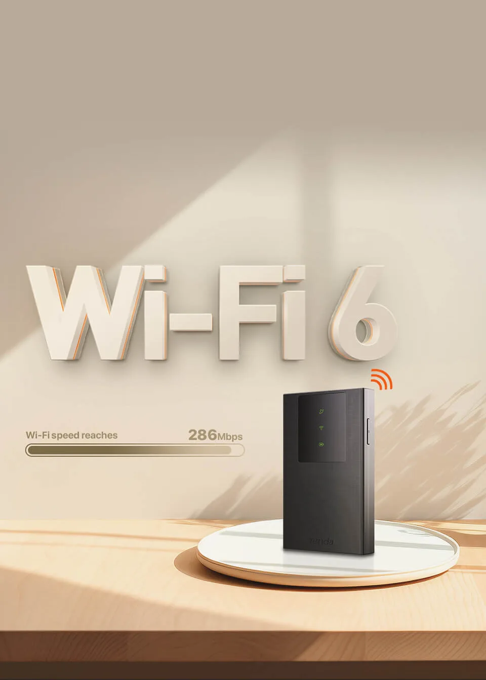 TENDA MF3 WIFI6 Dual Band Mobil 4G LTE Router Bataryalı
