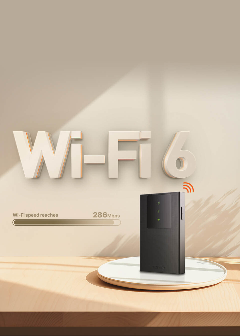 TENDA MF3 WIFI6 Dual Band Mobil 4G LTE Router Bataryalı