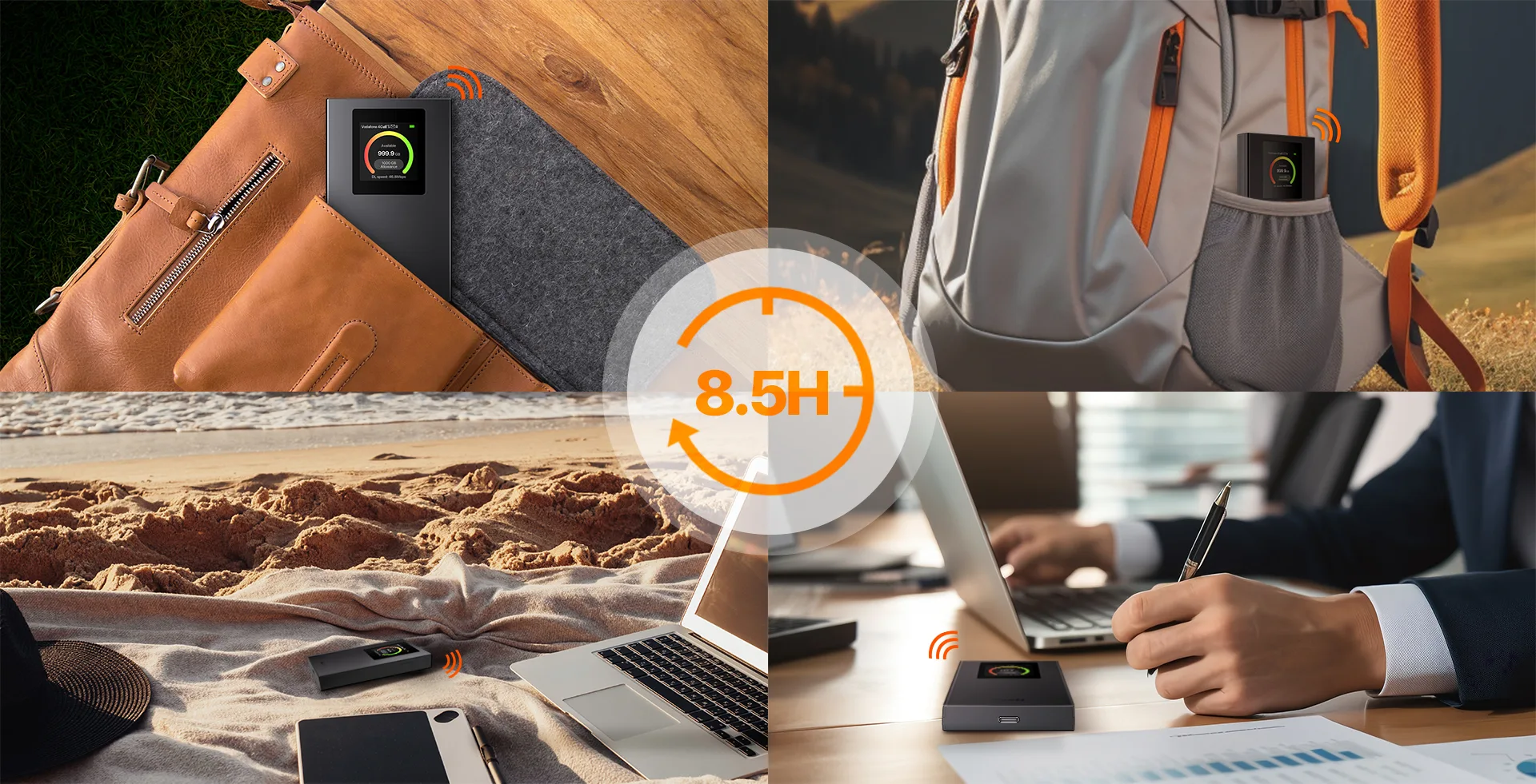 TENDA MF6 WIFI6 Dual Band Mobil 4G LTE Router Bataryalı