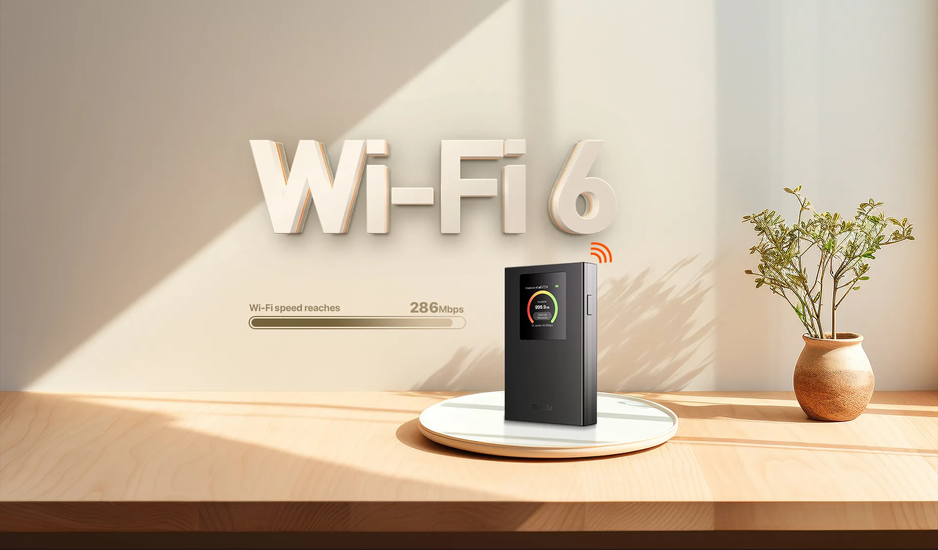 TENDA MF6 WIFI6 Dual Band Mobil 4G LTE Router Bataryalı