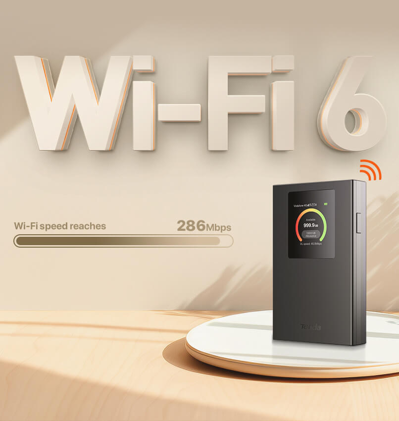 TENDA MF6 WIFI6 Dual Band Mobil 4G LTE Router Bataryalı
