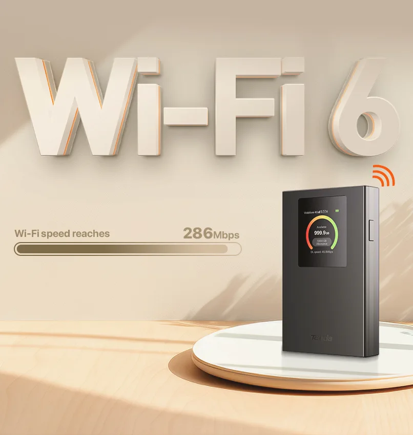 TENDA MF6 WIFI6 Dual Band Mobil 4G LTE Router Bataryalı