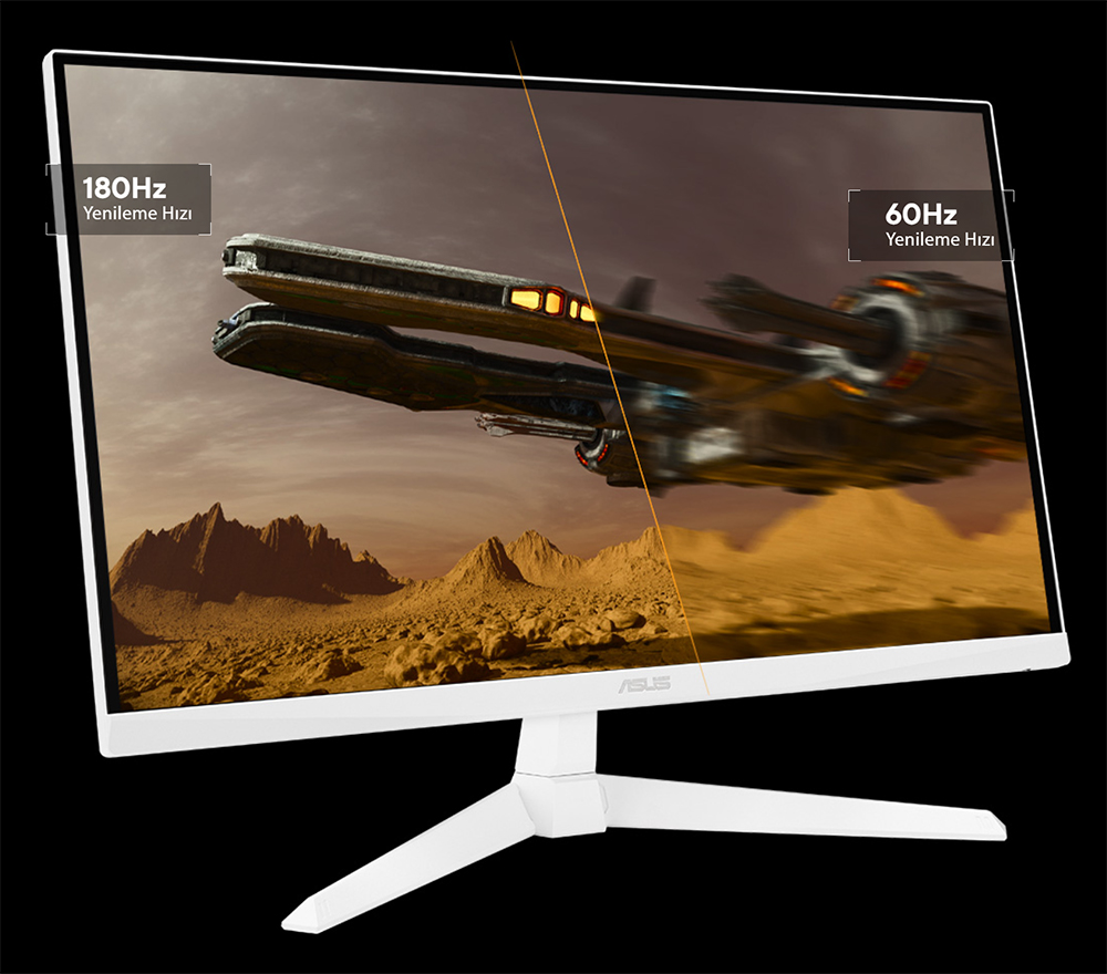 ASUS 23.8" IPS TUF GAMING VG249Q3A-W 1MS 180Hz HDMI-DP Gaming Monitör (1920 X 1080) Beyaz