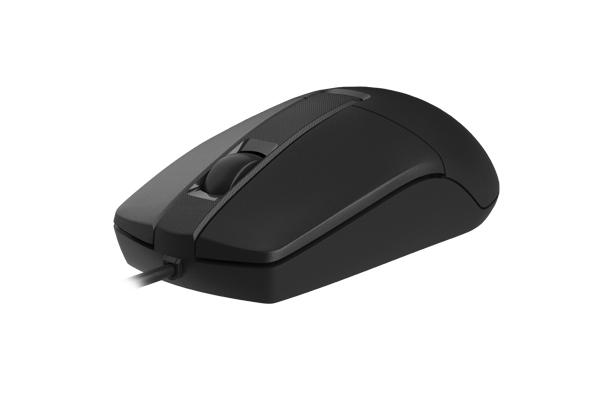A4TECH OP-330S Kablolu USB 1200dpi Sessiz Siyah Mouse