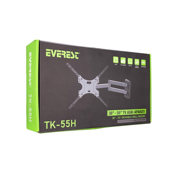 EVEREST 55" TK-55H Hareketli Askı Aparatı