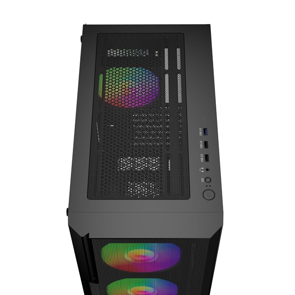 GAMEBOOSTER 650W 80+ WHITE CRUX E650B Gaming Mid-Tower PC Kasası