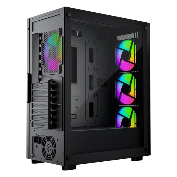 GAMEBOOSTER 650W 80+ WHITE RAIDER E651B Gaming Mid-Tower PC Kasası